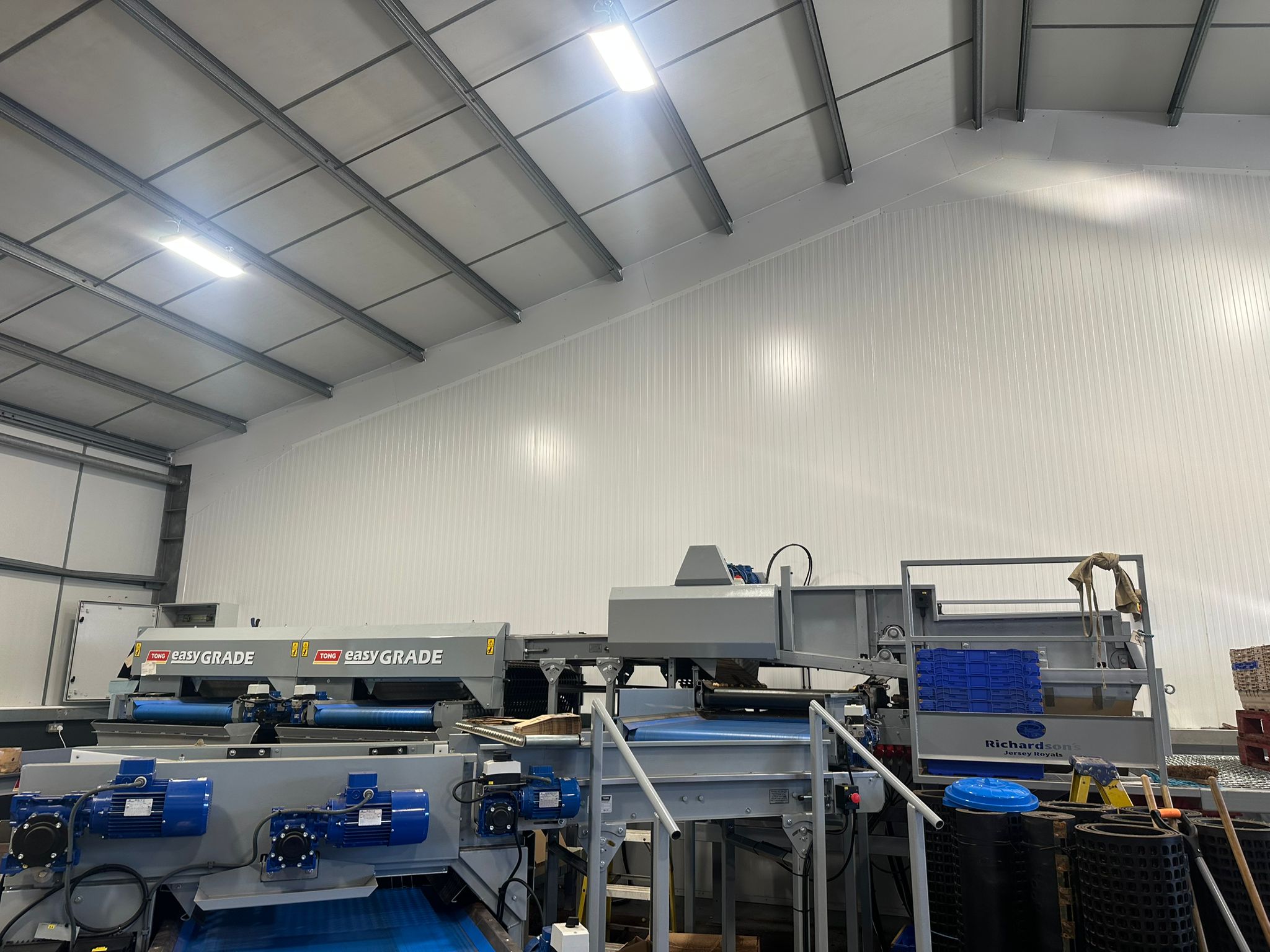 Full electrical installation – Morville Farm potato grading facility – image 6